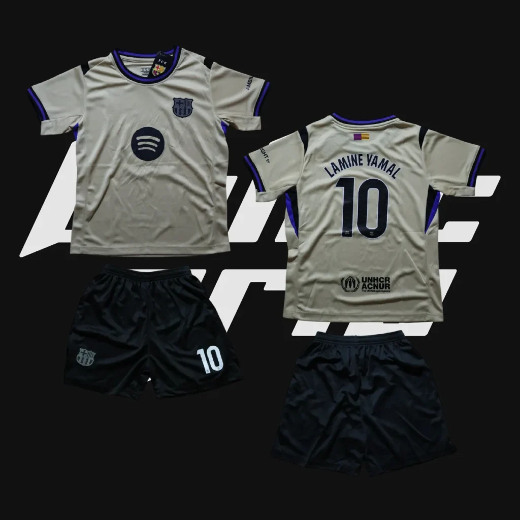 Futbolo apranga vaikams Lamine Yamal 10 marskineliai