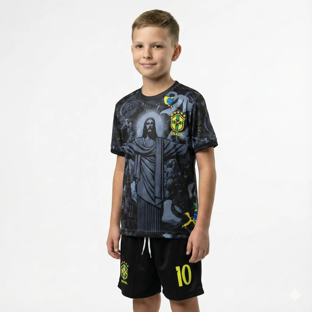 Neymar 10 Brazilija futbolo apranga vaikams